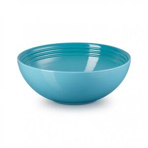 NEW Le Creuset Stoneware Vancouver Serving Bowl 2 3/8 qt Caribbean Blue